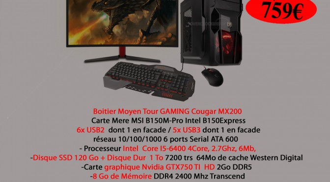 Nouvelle gamme de Pc Prédator ! Un pc Gaming pour se faire plaisir sans se ruiner